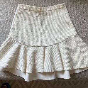 XS classic Zara cream skirt